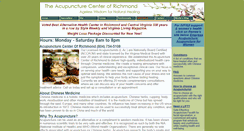 Desktop Screenshot of acupuncturecenterofrichmond.com